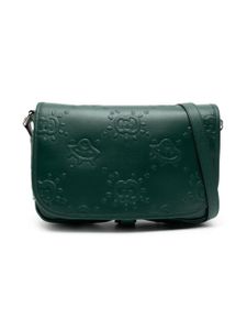 Gucci Kids sac porté épaule à logo embossé - Vert