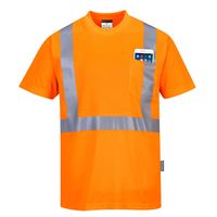 Portwest S190 Hi-Vis Pocket T-Shirt