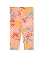 Kenzo Kids legging en coton à imprimé graphique - Tons neutres - thumbnail