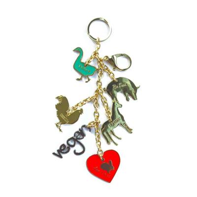 Gunas New York Farm Charm Vegan Sleutelhanger Accessoire Gunas New York Farm Charm Vegan Sleutelhanger Accessoire
