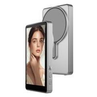 MOJOGEAR VS2 Selfie Vlog Monitor compatibel met iPhone en Android, grijs, draadloos 4,02 inch IPS-scherm, magnetisch & MagSafe compatibel met afstandsbediening voor vloggen en selfies