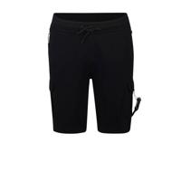 Shoeby slim fit sweatshort Hein zwart