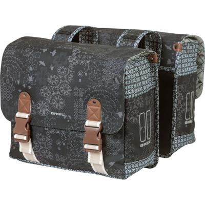 Dubbele Fietstas Boheme charcoal