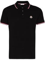 Moncler polo à logo - Noir