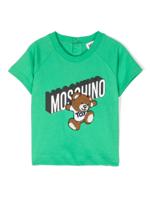 Moschino Kids T-shirt met teddybeerprint - Groen