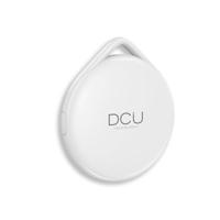 DCU TECNOLOGIC - Locator - Anti-verlies Tracker - Object Finder - Compatibel met Apple - Vervangbare batterij, kleur: Wit