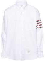 Thom Browne chemise à 4 bandes signature - Blanc