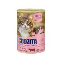 Bozita Cat Rind Natvoer voor katten, 6 x 400 g