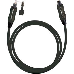 Toslink Digitale audio Aansluitkabel [1x Toslink-stekker (ODT) - 1x Toslink-stekker (ODT)] 10.00 m Zwart Oehlbach OPTO Star Black