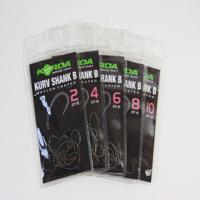 Korda Kurv Shank Barbless Haak Size 6, 10 st