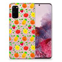 Samsung Galaxy S20 Siliconen Case Fruits - thumbnail