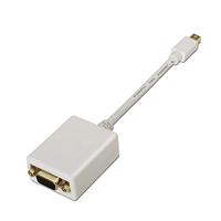 AISENS A125-0136 Mini DP op SVGA en mDP/M-SVGA-converter 15 cm, wit