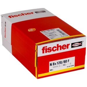 Fischer 513704 schroefanker & muurplug 100 stuk(s) Schroef- & muurplugset 120 mm