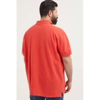 POLO Ralph Lauren Big & Tall +size regular fit polo Plus Size oranjerood