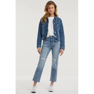 anytime spijkerjasje blauw anytime spijkerjasje blauw