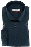 Ledȗb Slim Fit Overhemd marine, Effen