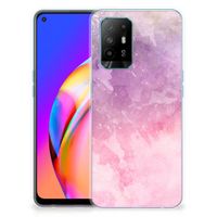 Hoesje maken OPPO A94 5G | Reno5 Z Pink Purple Paint - thumbnail