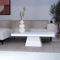 Salontafel Avia Rechthoek Wit 130cm - Giga Meubel - thumbnail