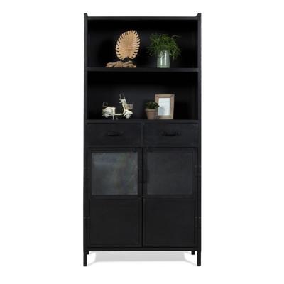 Boekenkast Irony | Metaal  | Donkergrijs Zwart