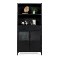 Boekenkast Irony | Metaal  | Donkergrijs Zwart