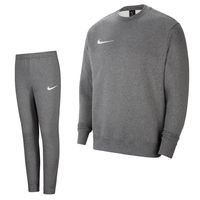 Nike Park 20 Fleece Sweat Trainingspak Kids Grijs - thumbnail