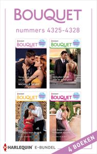 Bouquet e-bundel nummers 4325 - 4328 - Melanie Milburne, Michelle Smart, Kali Anthony, Jackie Ashenden - ebook