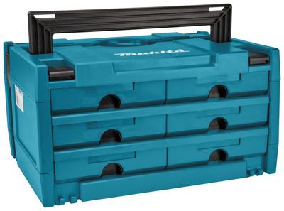 Makita Makstor 3-6 Mbox opbergsysteem koffer met 6 lades P-84333
