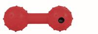 Trixie Natuurlijke Rubber Dumbbell met Bell voor Hond, 12 cm