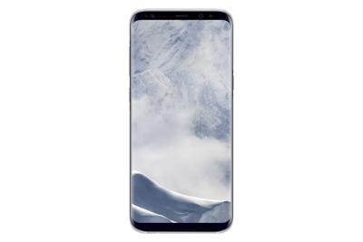 Clear Cover EF-QG955 - Achterzijde behuizing voor mobiele telefoon - zilver - voor Galaxy S8+