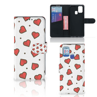 Samsung Galaxy M31 Telefoon Hoesje Hearts