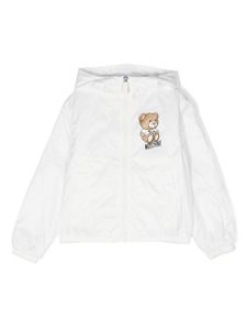 Moschino Kids veste Teddy Bear à capuche - Blanc