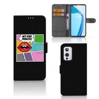 OnePlus 9 Wallet Case met Pasjes Popart Princess - thumbnail