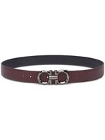 Ferragamo ceinture en cuir à design réversible - Rouge