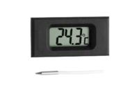 TFA Dostmann Digitale inbouwthermometer, met voelerkabel, meting van de omgevingstemperatuur of vloeistoffen.