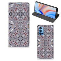 OPPO Reno4 Pro 5G Standcase Flower Tiles