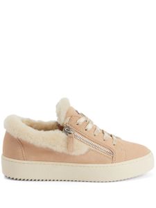 Giuseppe Zanotti baskets Gail Ice en peau lainée - Tons neutres