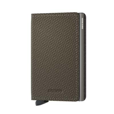 Secrid Slim Wallet Portemonnee Carbon Khaki