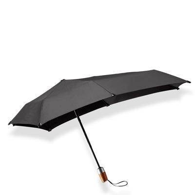 Senz Mini Automatic Deluxe Foldable Paraplu Pure Black Senz Mini Automatic Deluxe Foldable Paraplu Pure Black