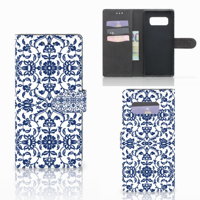 Samsung Galaxy Note 8 Hoesje Flower Blue
