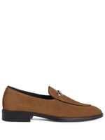 Giuseppe Zanotti mocassins Archibald en daim - Marron