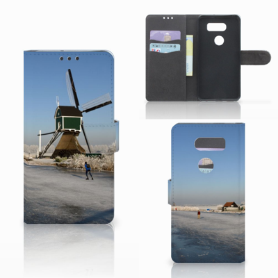 LG V30 Flip Cover Schaatsers