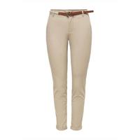 ONLY slim fit broek ONLBIANA ecru