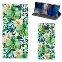 Sony Xperia 10 Plus Smart Cover Orchidee Groen