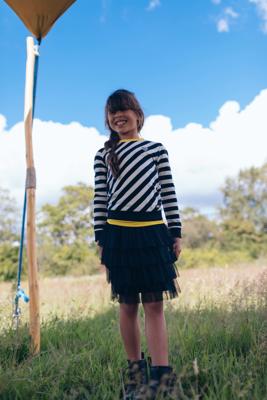 Quapi Meisjes rok - Fiep - Zwart