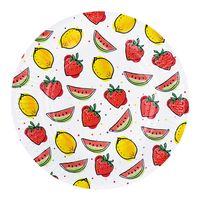 Set Bordjes Fruit 23cm (8st)