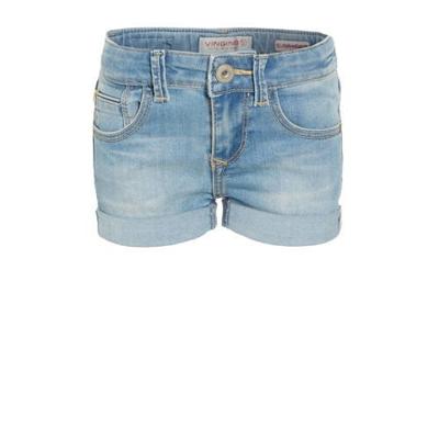 Vingino high waist jeans short Daizy light indigo Vingino high waist jeans short Daizy light indigo
