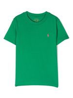 Ralph Lauren Kids t-shirt en coton à logo Polo Pony - Vert - thumbnail