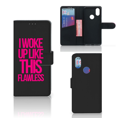 Xiaomi Mi A2 Hoesje met naam Woke Up - Origineel Cadeau Zelf Maken