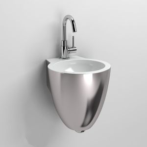 Fontein Clou Flush 6 27x31.5x28cm Keramiek Glans Wit (Zonder Kraangat)