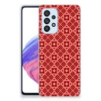 Samsung Galaxy A53 5G TPU bumper Batik Rood - thumbnail